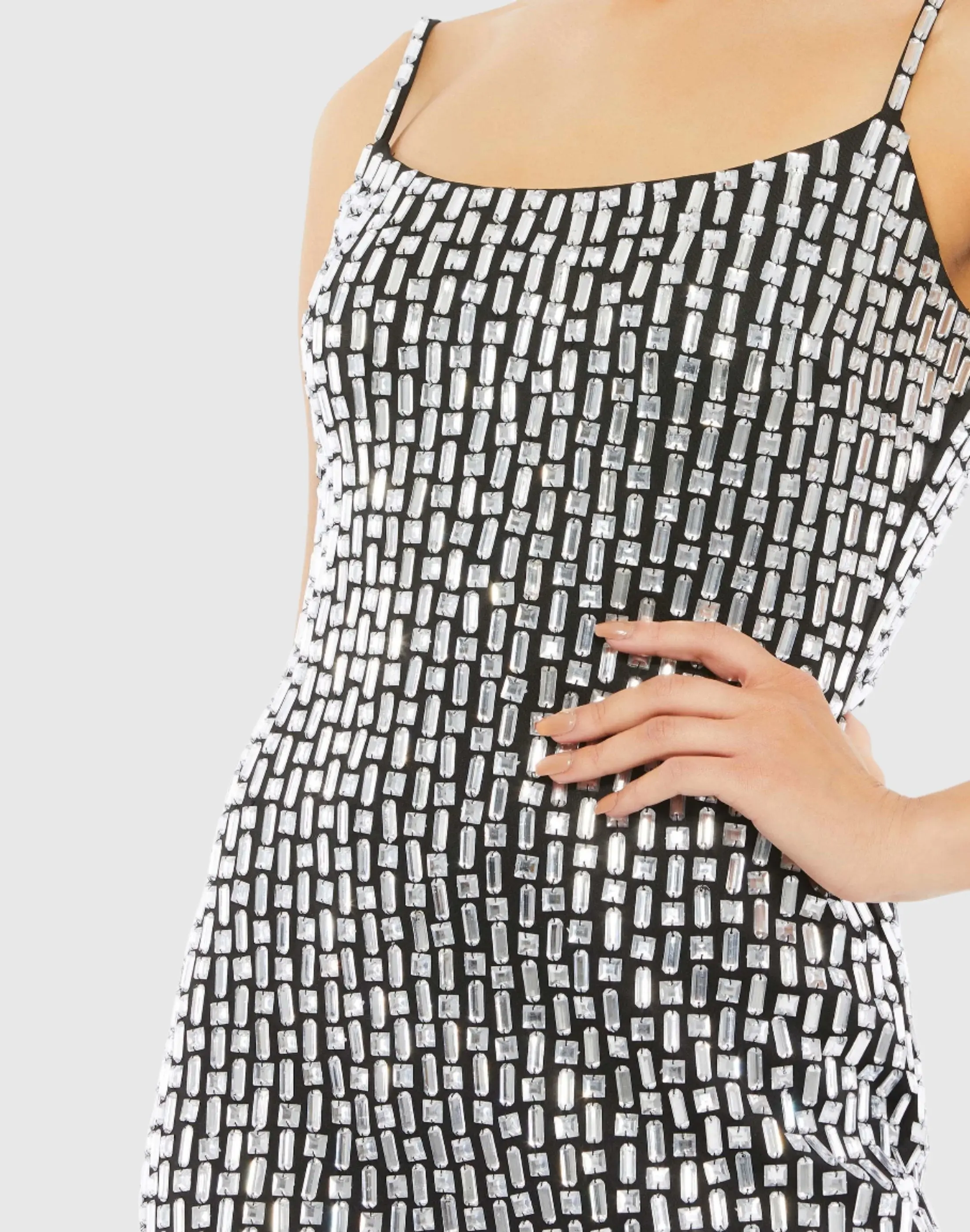 Beaded Tank Mini Dress