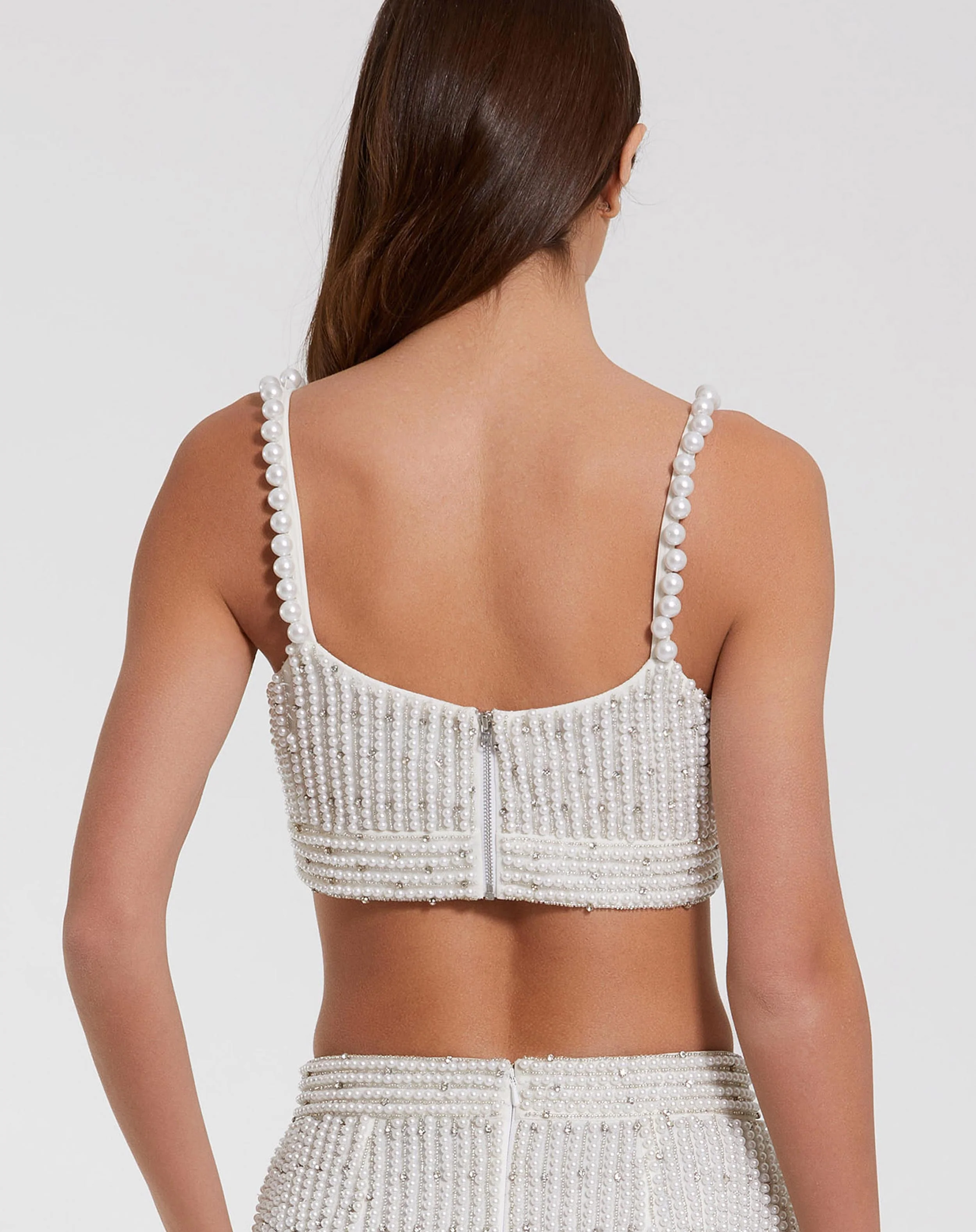 Pearl Beaded Bra Top
