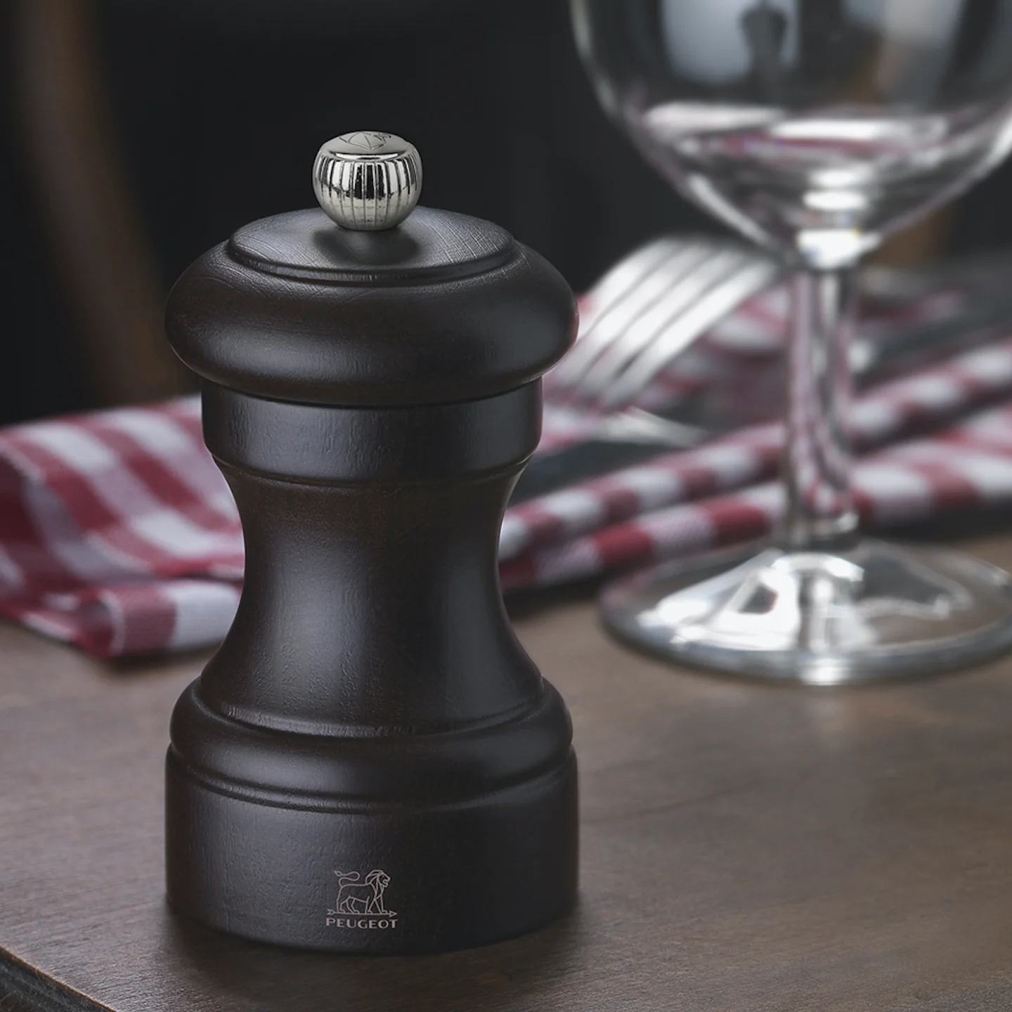 Peugeot Bistro Salt & Pepper Mill Set / Chocolate & Natural