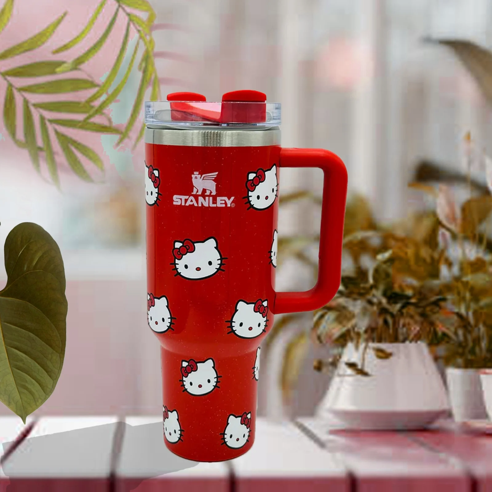 Stanley 30 oz Stainless Steel H2.0 Flowstate Quencher Tumbler - Valentine's Day