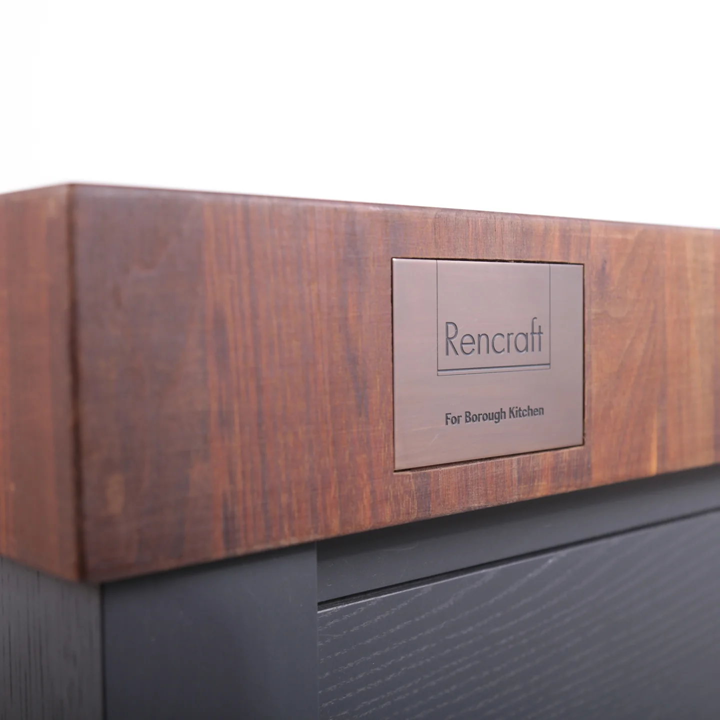 Rencraft Butchers Block / Walnut / Dark Grey