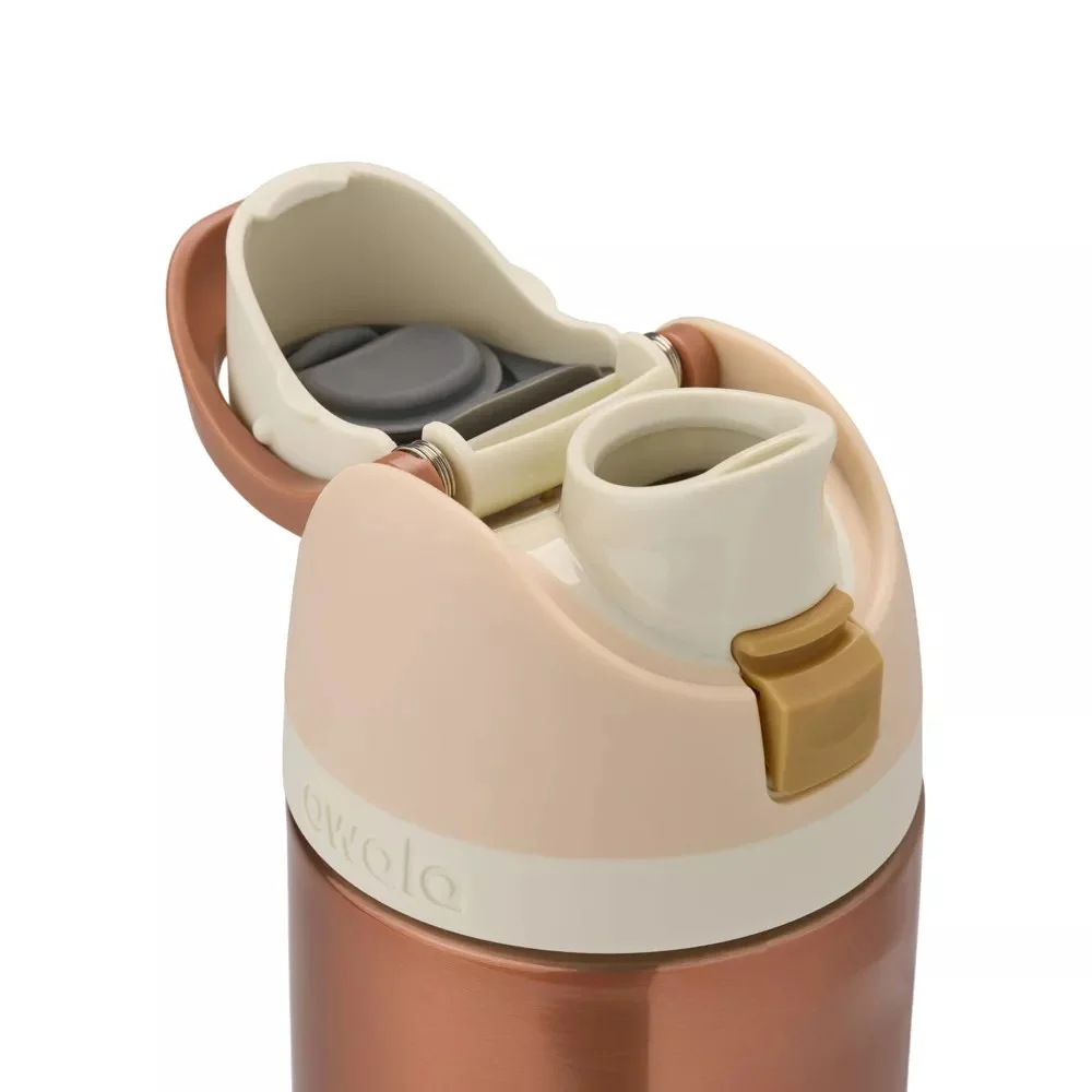 Owala Special Edition 24oz Stainless Steel Insulated FreeSip Water Bottle - Hearth & Hand™ with Magnolia - Metallic Gold