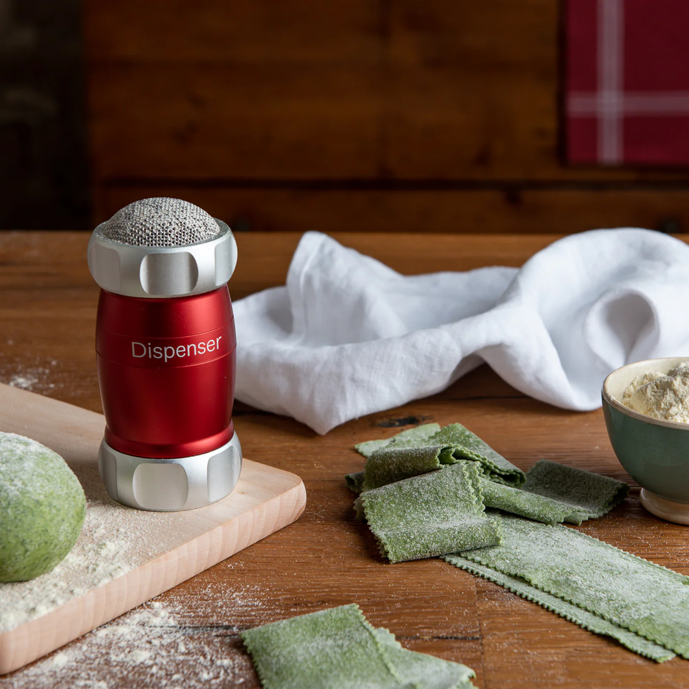 Marcato Flour Dispenser / Red