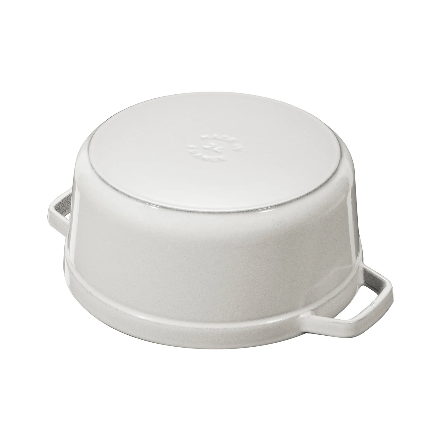 Staub Round Cocotte / White Truffle