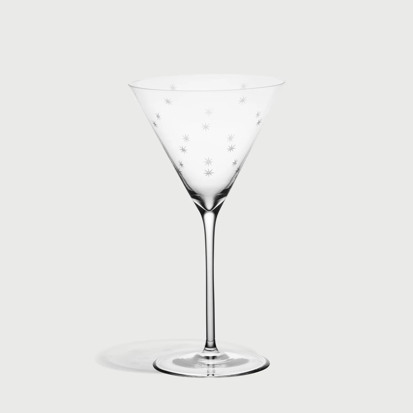 Richard Brendon Star Cut Martini Glass / Set of 2 **