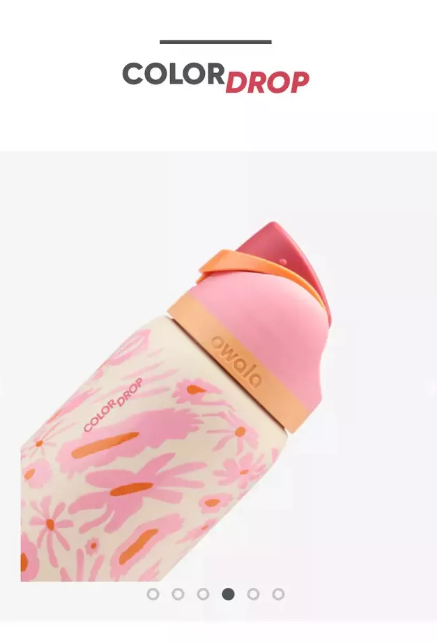 Owala Funky Floral 32oz. FreeSip Limited Edition