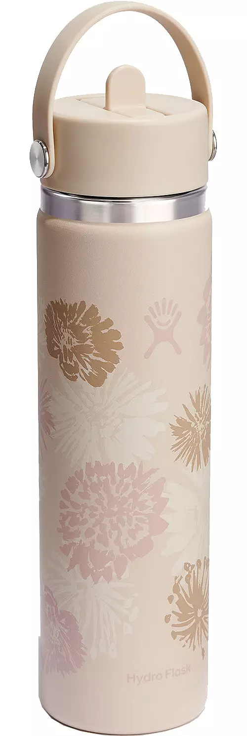 Hydro Flask 24 oz. Wide Mouth Bottle with Flex Straw Cap Pixie/Almond