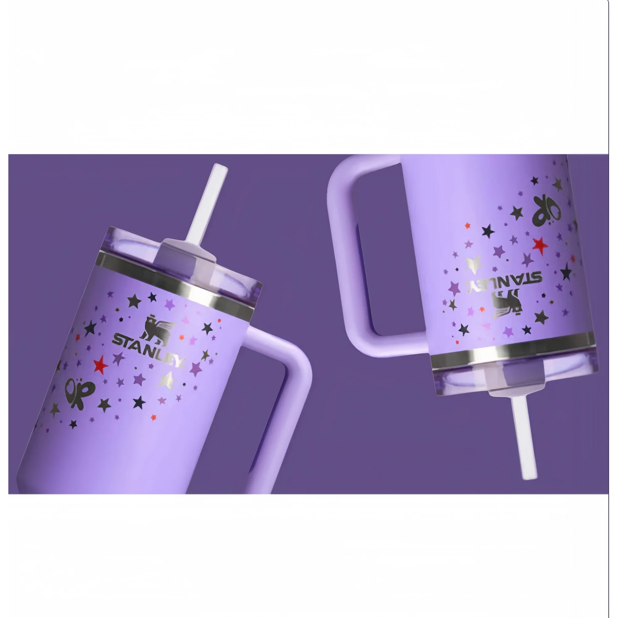 Stanley 40 oz Stainless Steel H2.0 Flowstate Quencher Tumbler-Cosmo Pink Valentine's Day