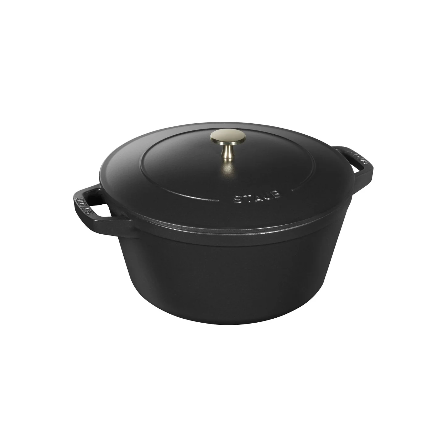 Staub Stackable 3 Piece Pot Set / Black