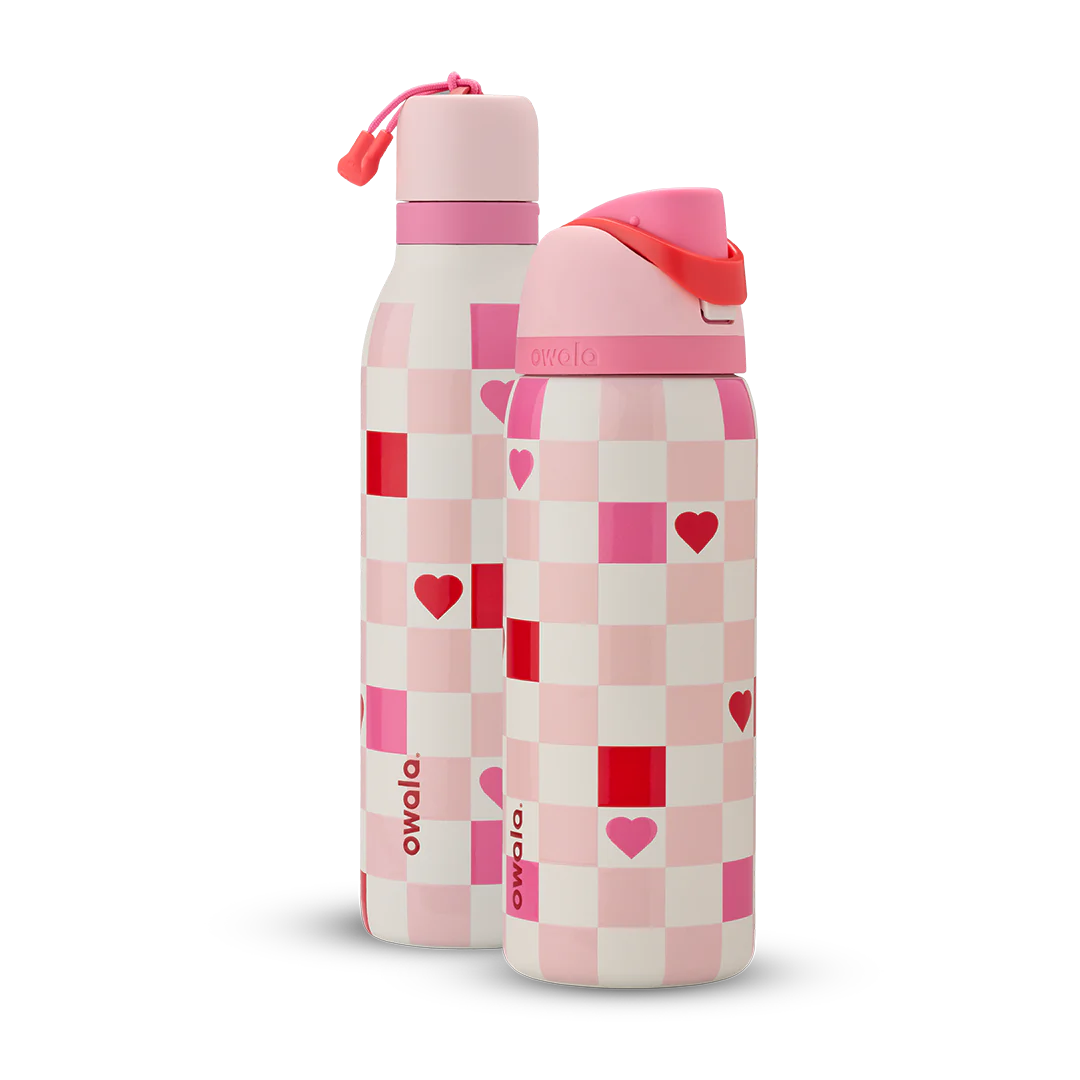 Owala Check Me Out 32oz FreeSip Valentines Day Water Bottle!