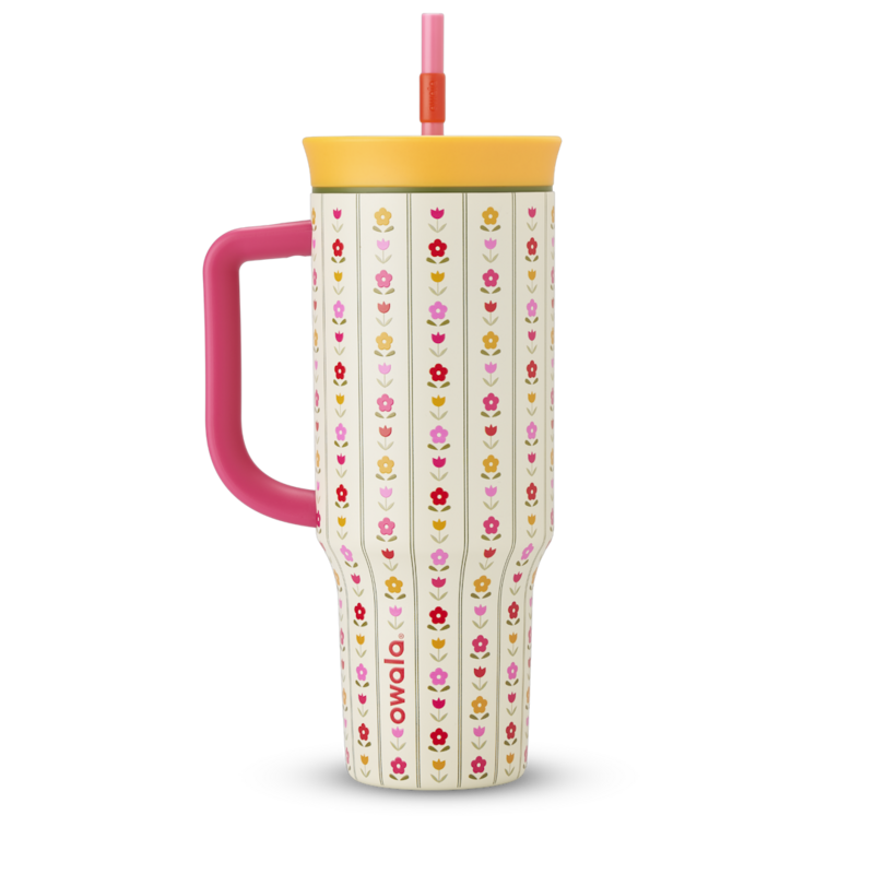 Owala 40oz Tumbler  Flower Crown