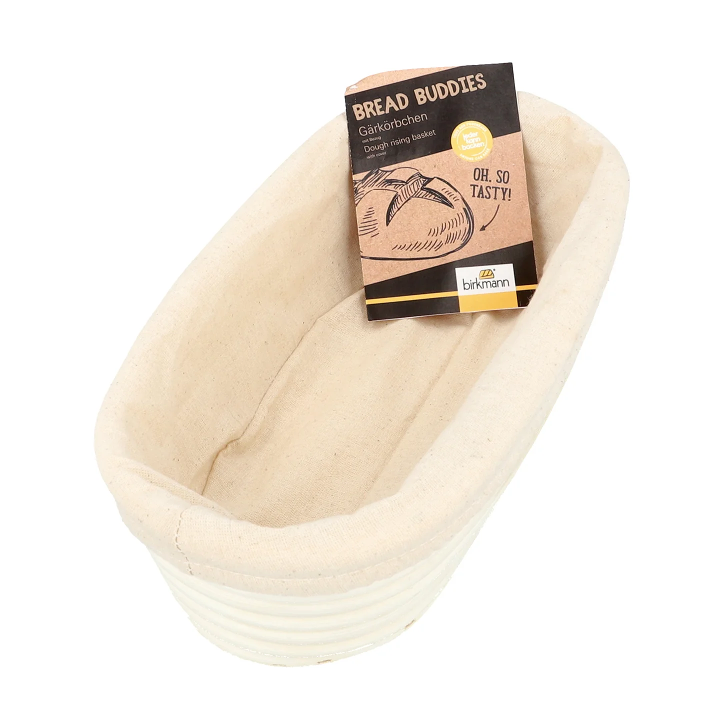 Birkmann Bread Buddies Oval Proofing Basket with Liner