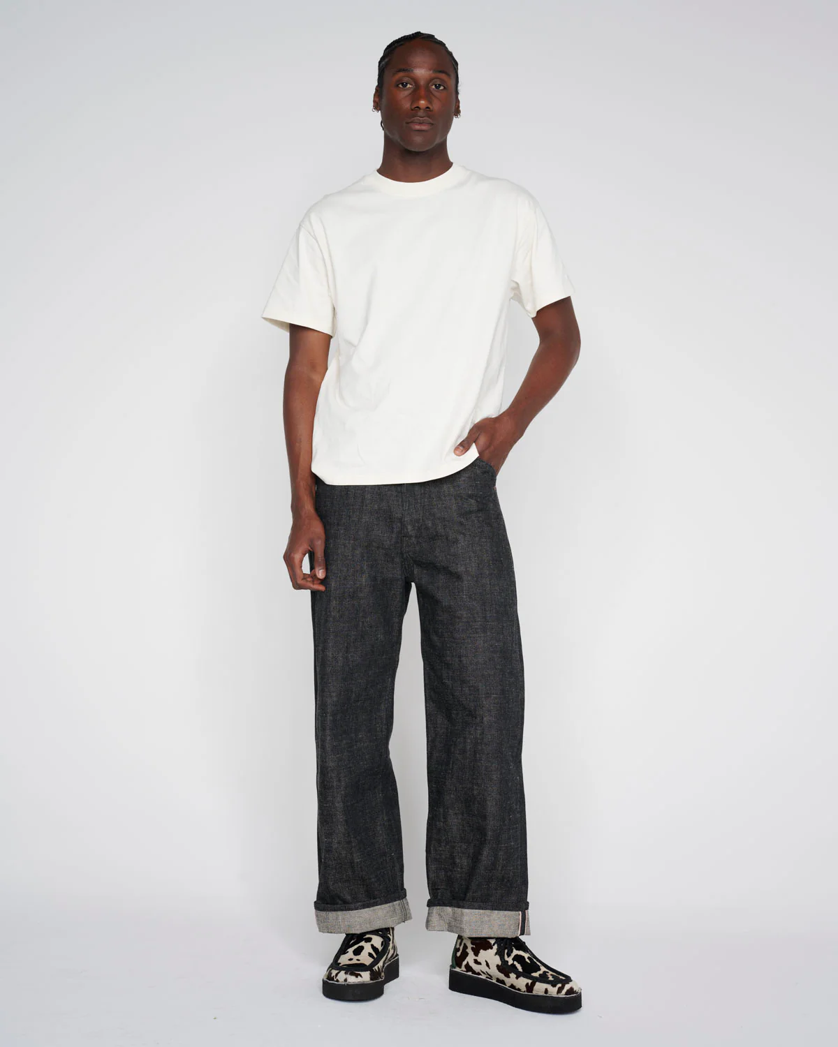 Brain Dead x Clarks Desert Nomad - Cow Print