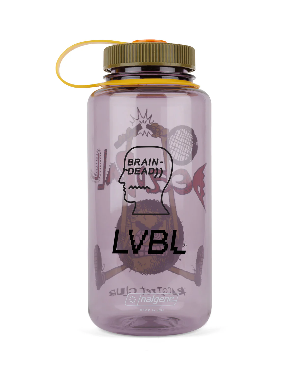 Deadball 32oz Wide Mouth Nalgene - Aubergine