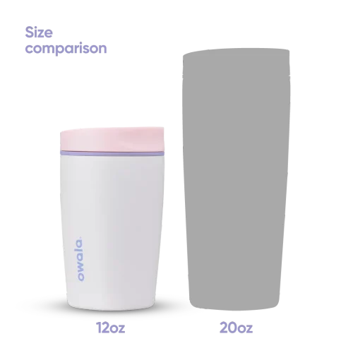 OWALA SmoothSip Slider insulated mug 12 oz