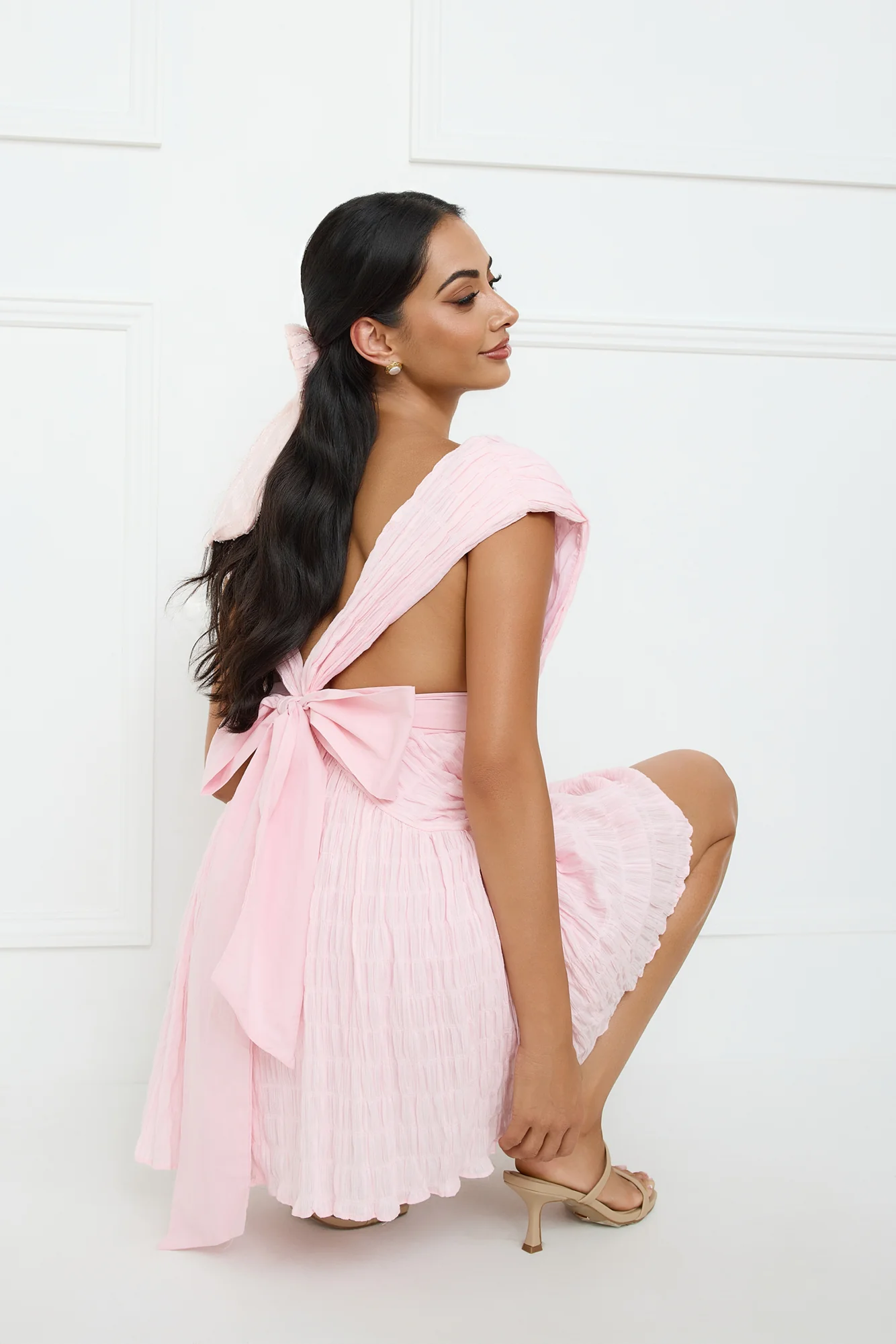 Light And Luxe Mini Dress Pink