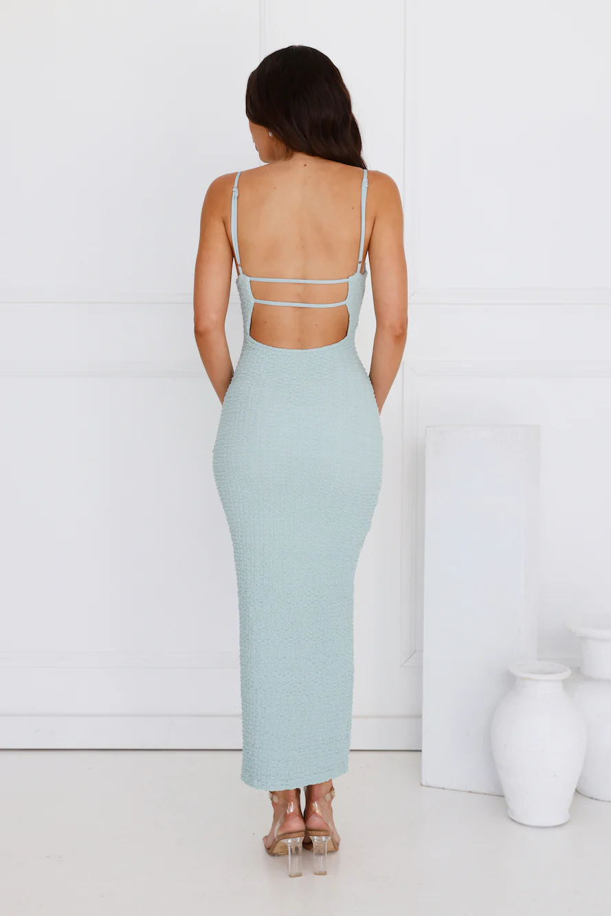 Posh Play Maxi Dress Sage