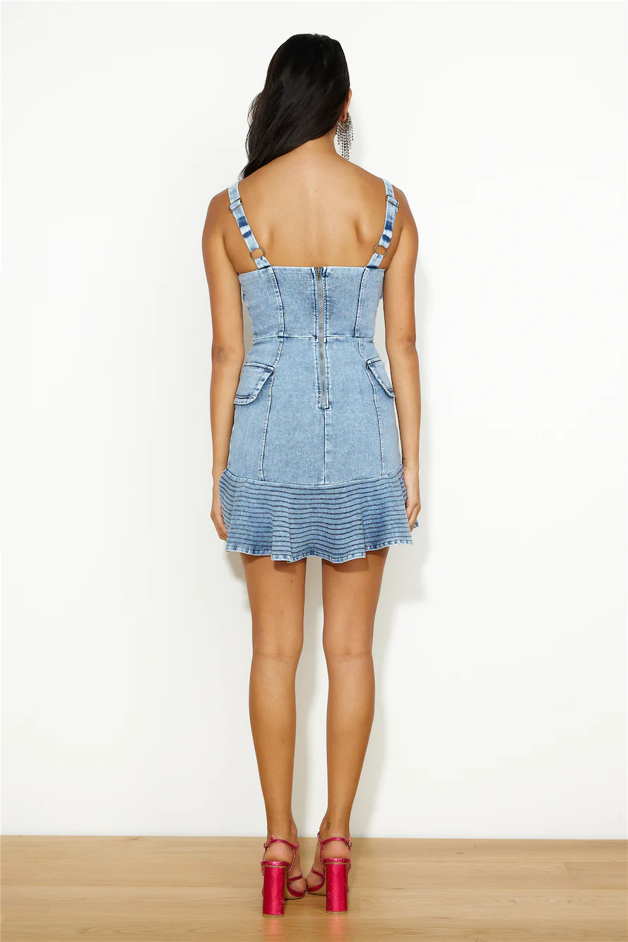 Denim Queen Mini Dress Denim