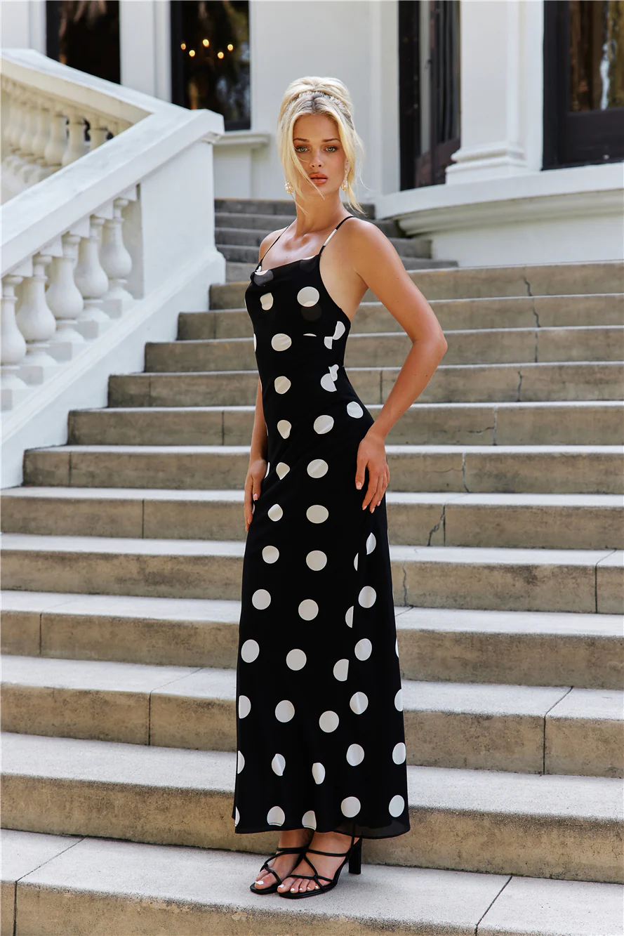 Spotlight On You Maxi Dress Black