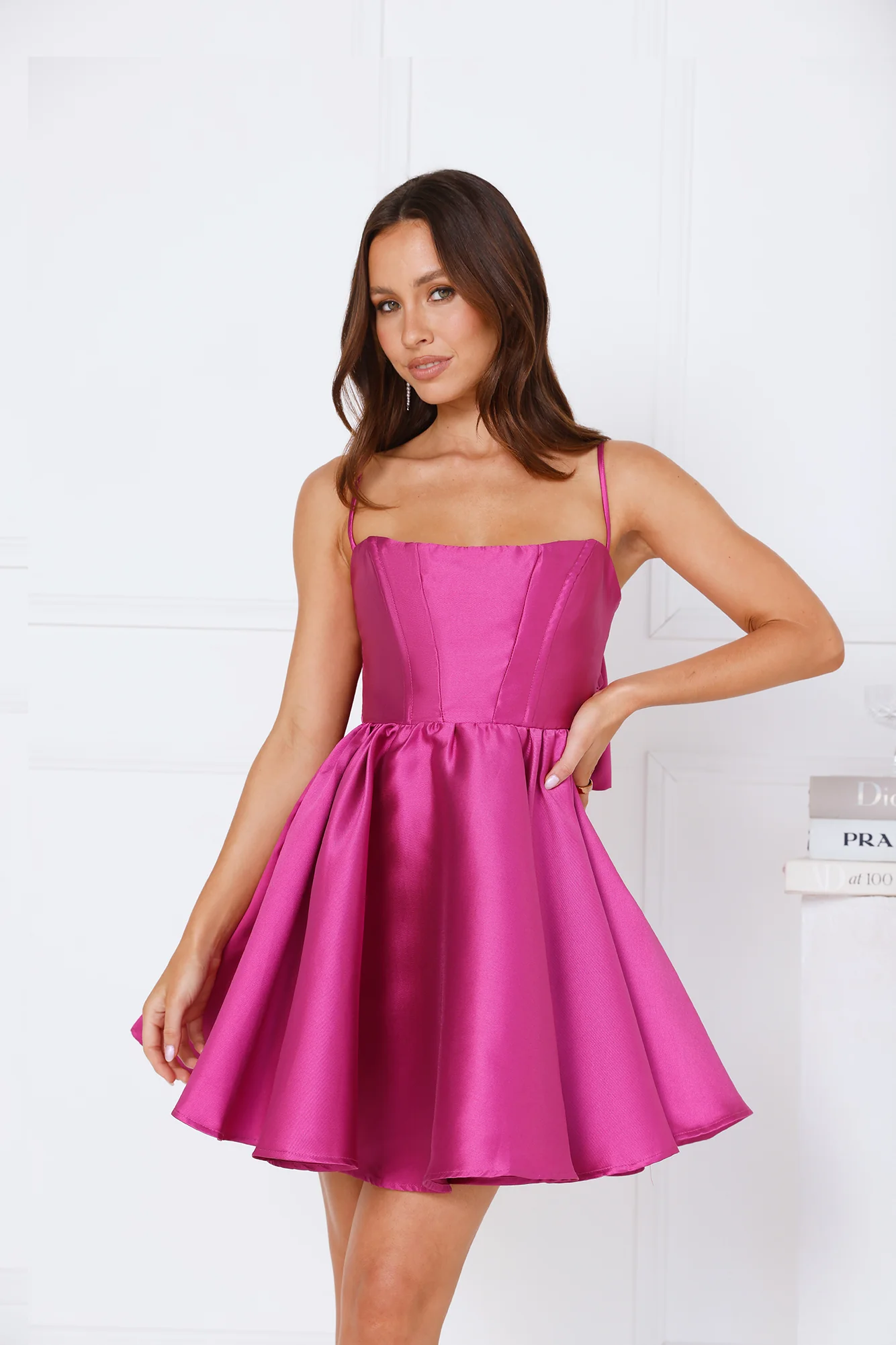 One Day Mini Dress Magenta
