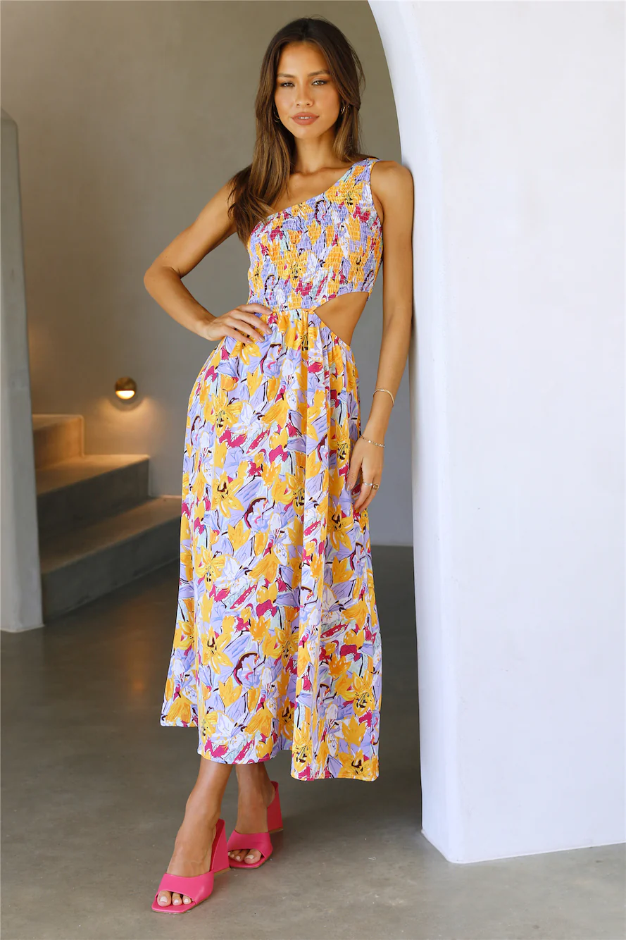 Better Call Me Baby Midi Dress Floral