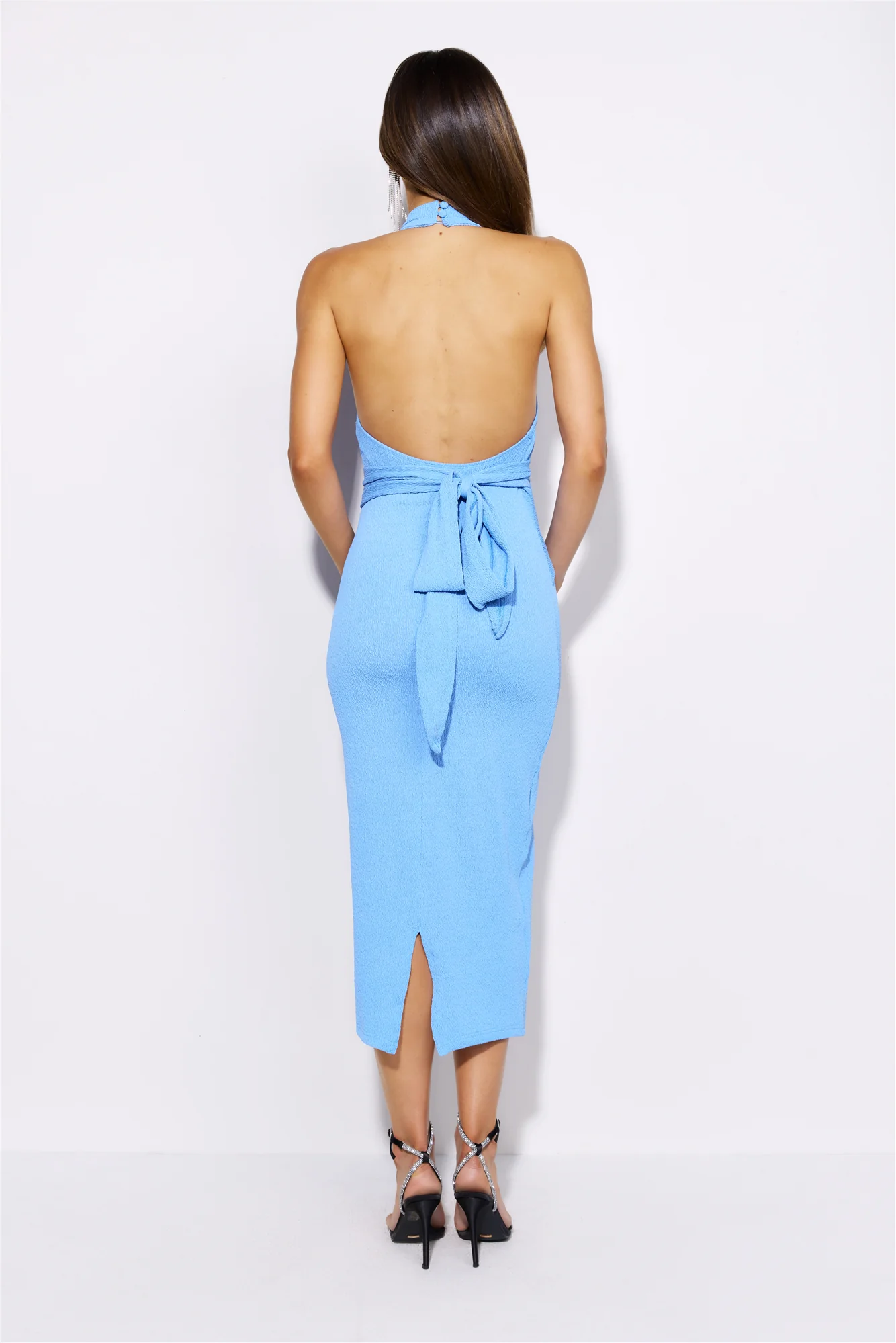 You're Goals Midi Dress Blue