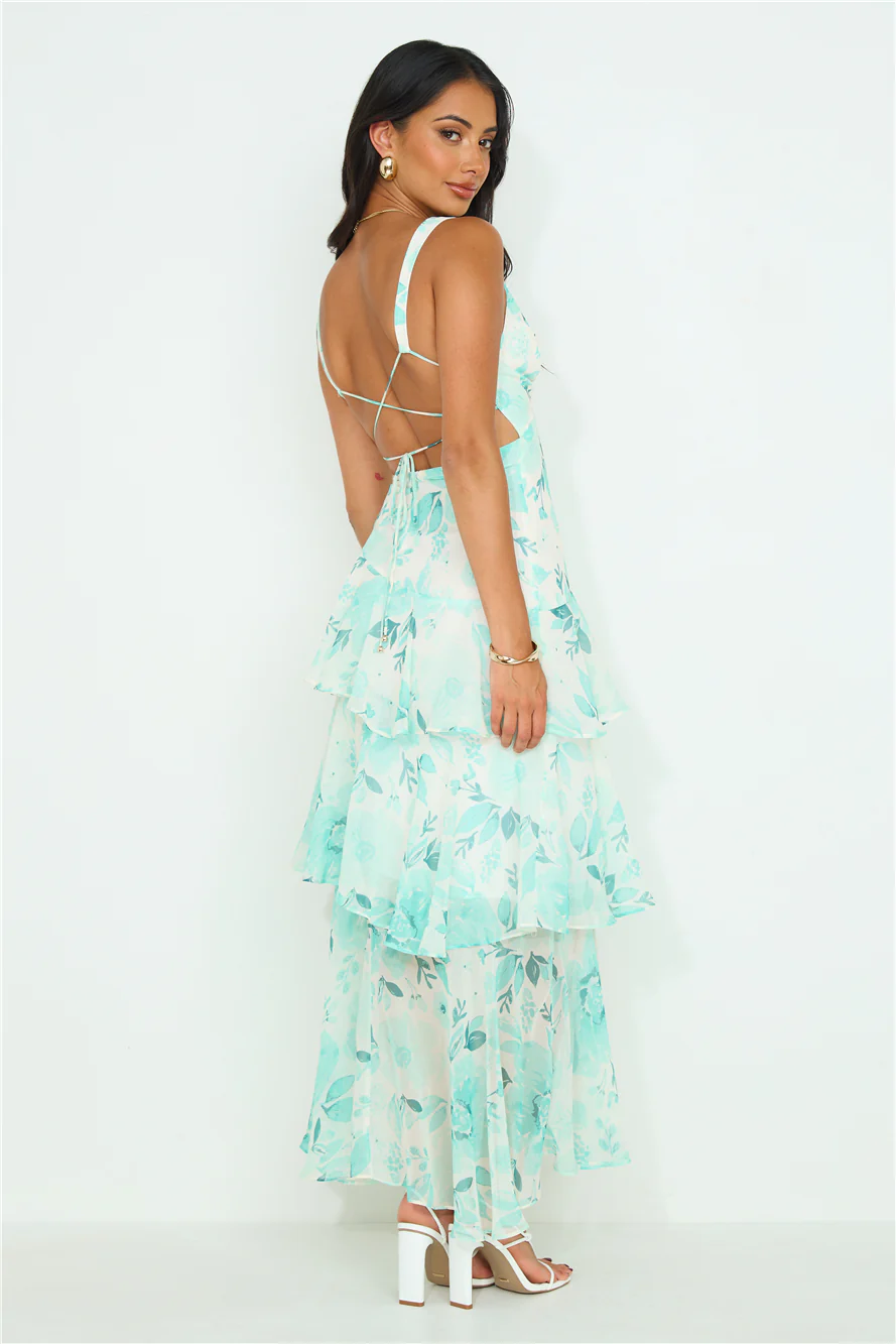 Diamond Worthy Maxi Dress Green