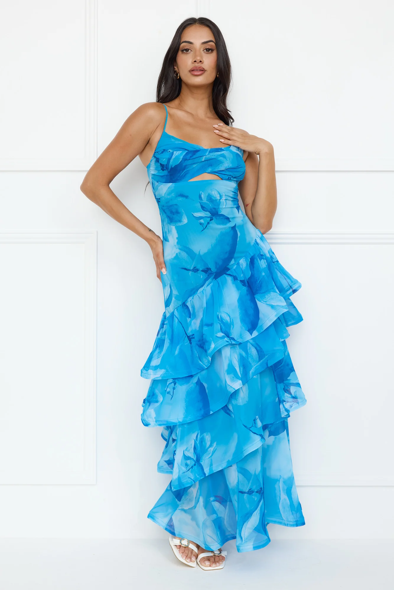 Twist And Tonic Maxi Dress Blue