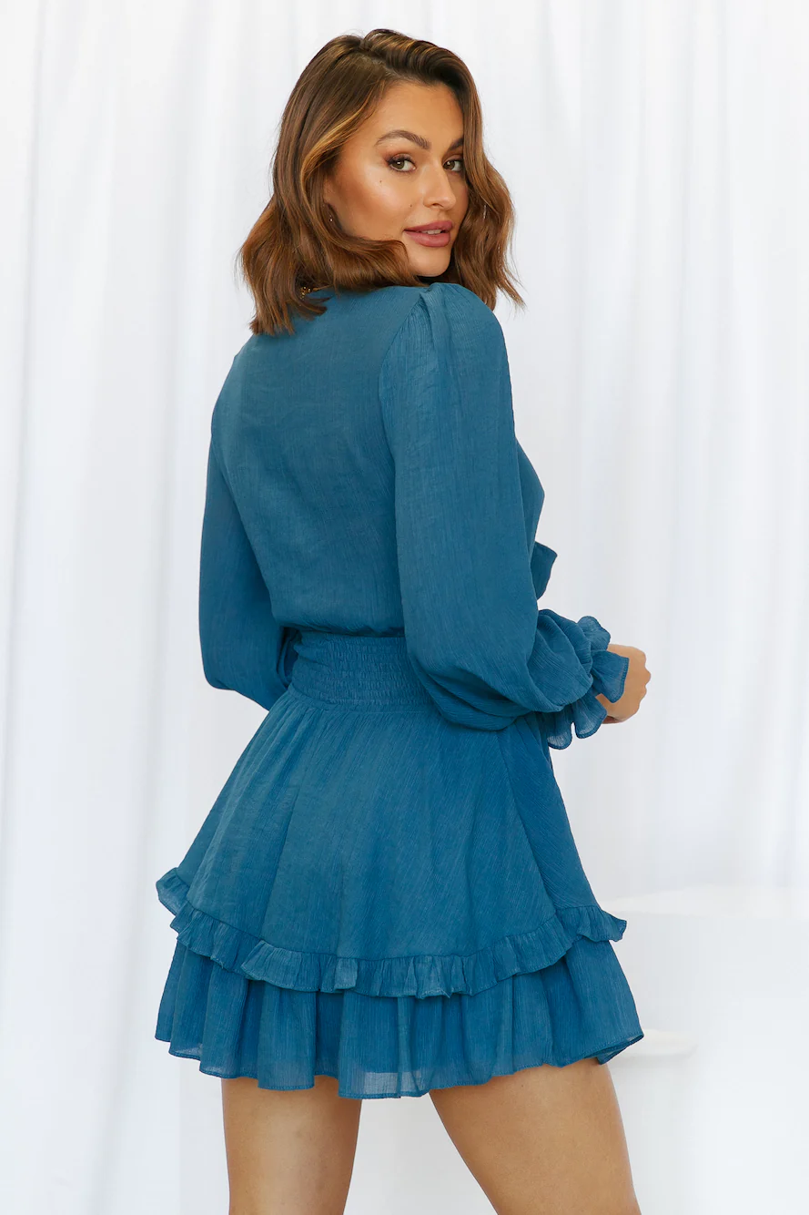 Lost Somebody Dress Midnight Blue