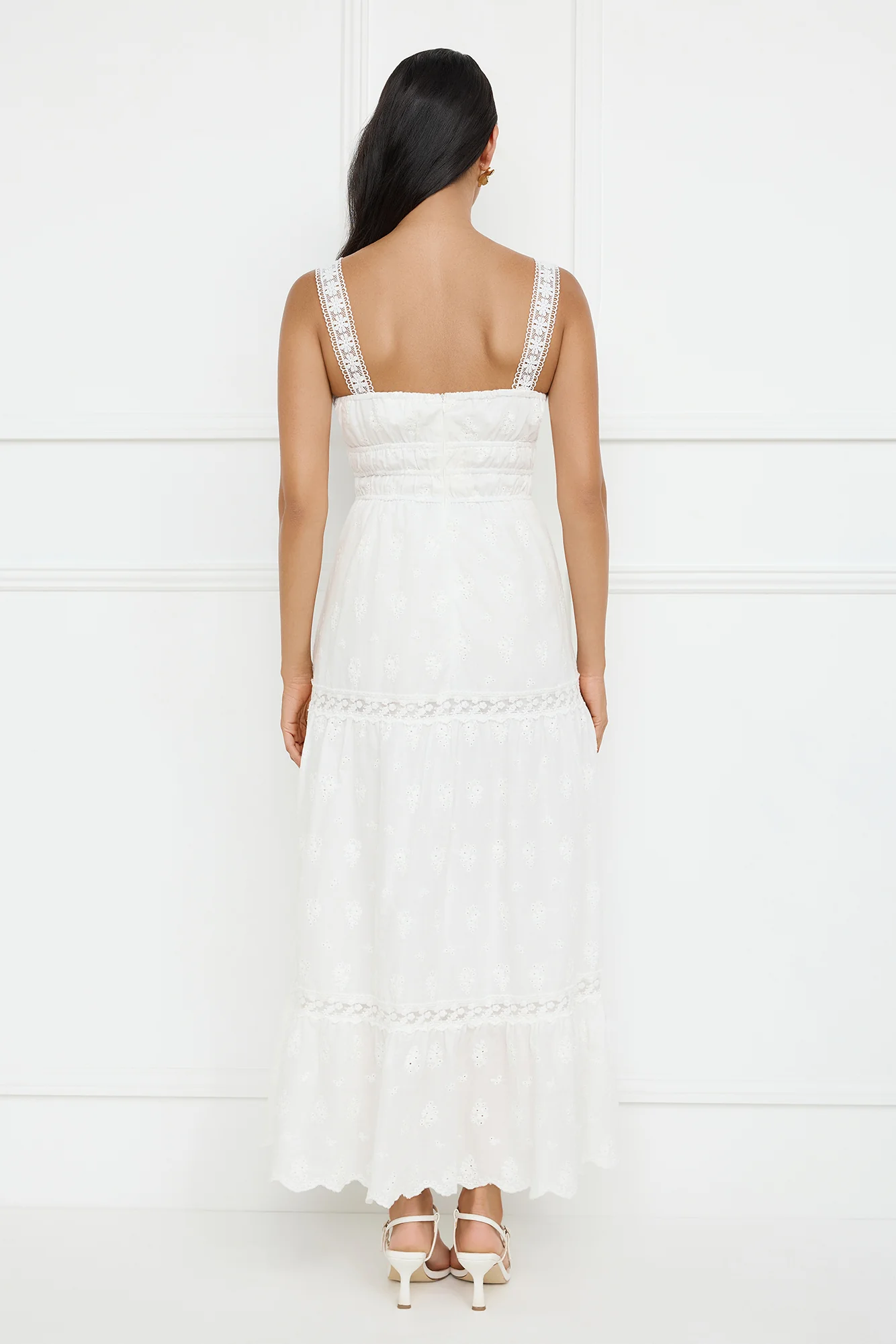 Springtime Sun Maxi Dress White