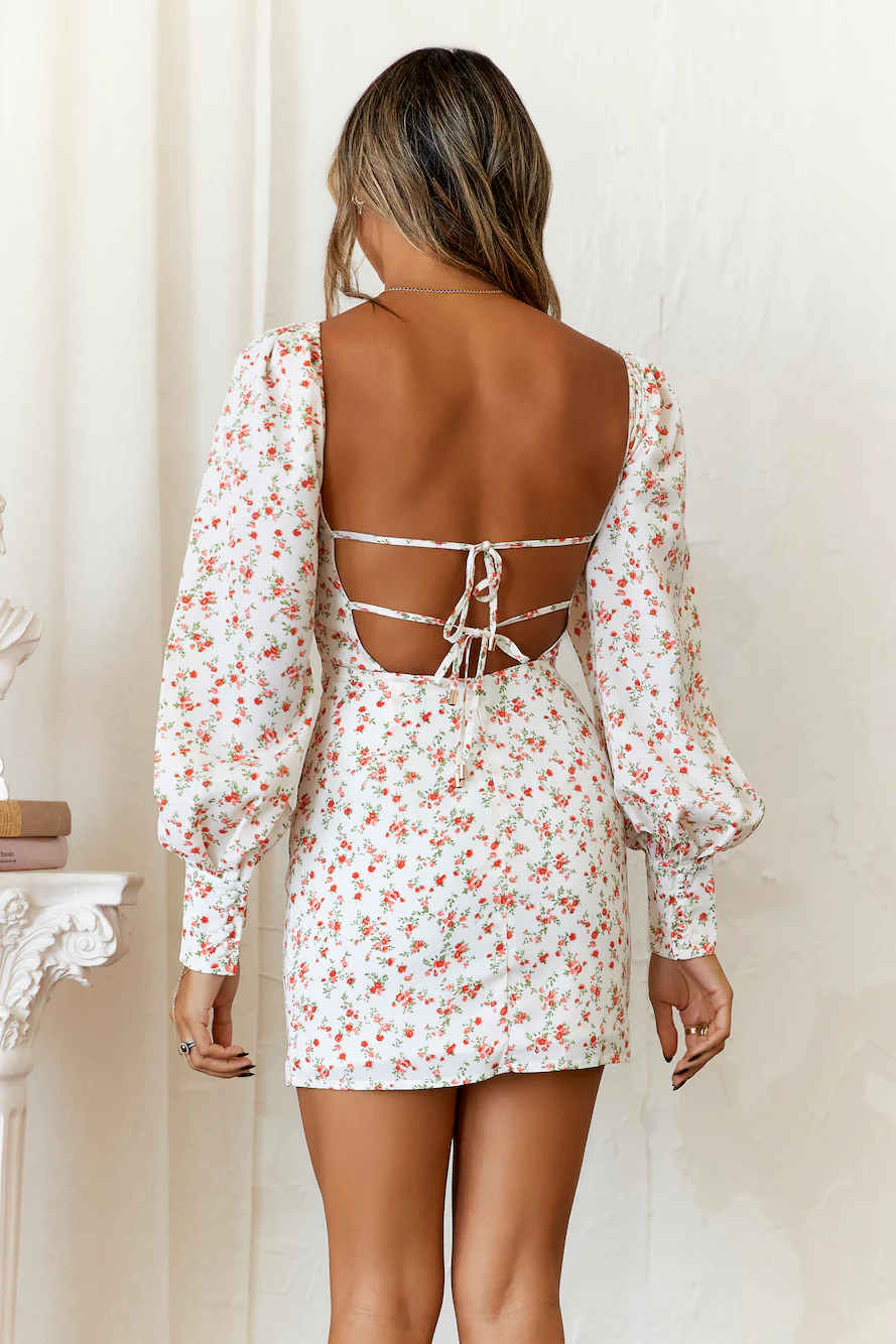 HELLO MOLLY Catch me Mini Dress White