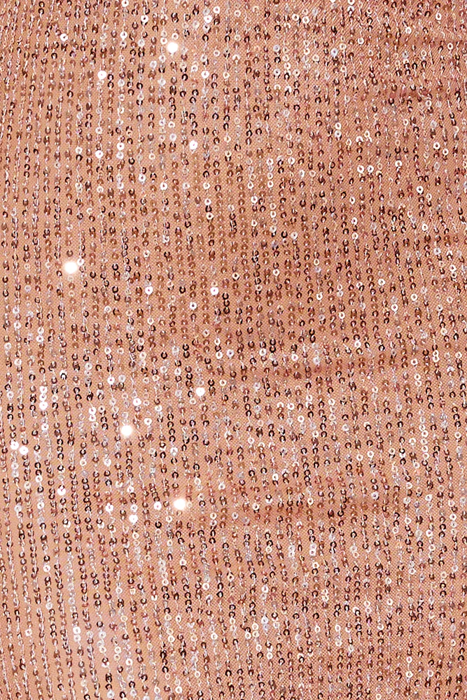 Midnight Fun Sequin Maxi Dress Gold