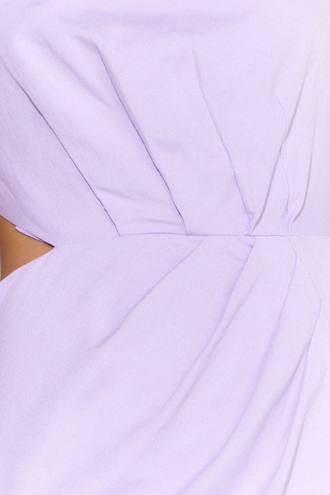 Welcome Love Midi Dress Purple