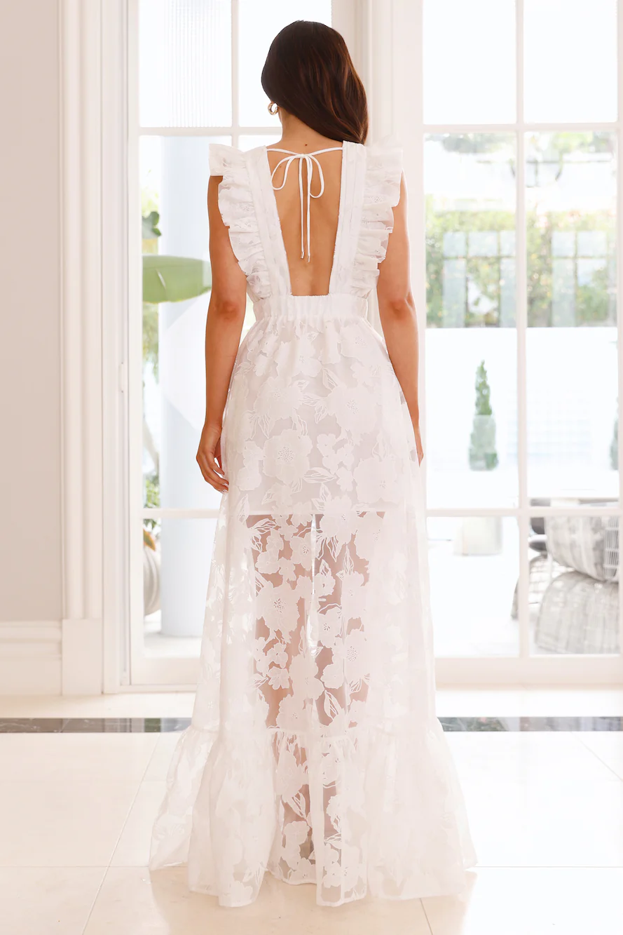 Sweeter Than Life Maxi Dress White