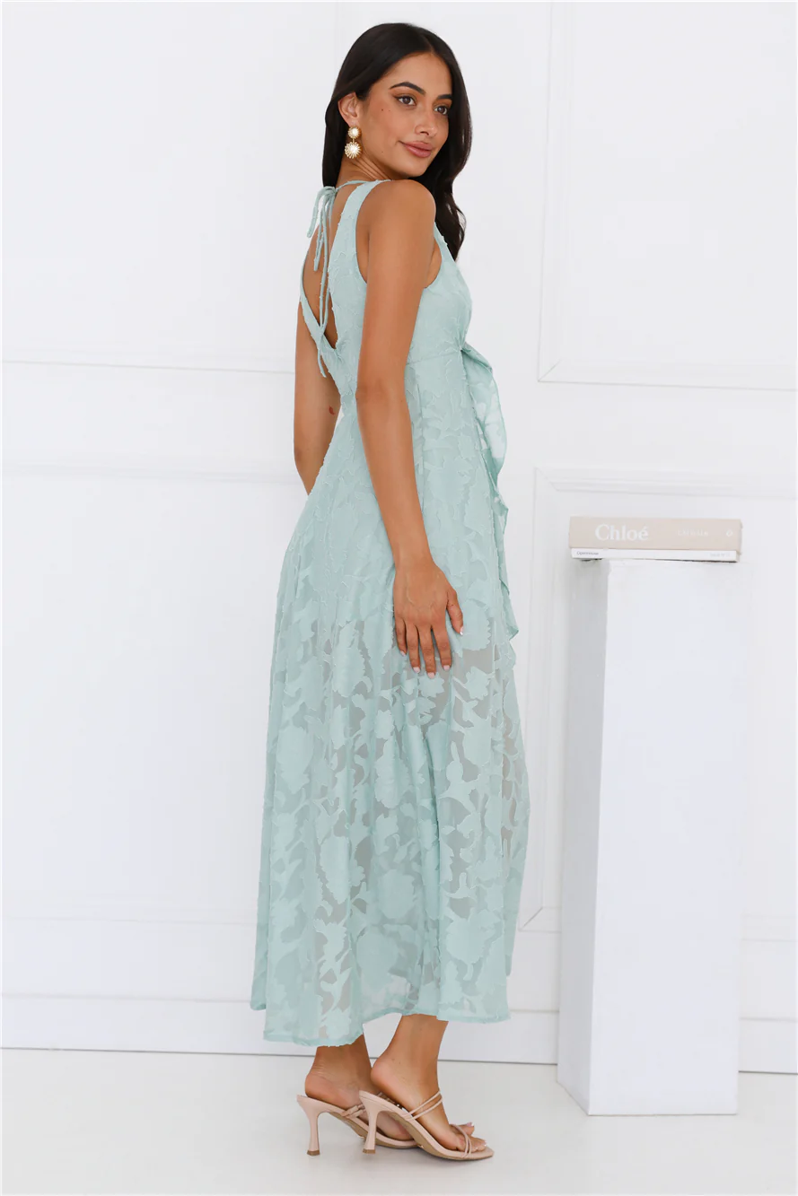 Art Of Girls Maxi Dress Sage