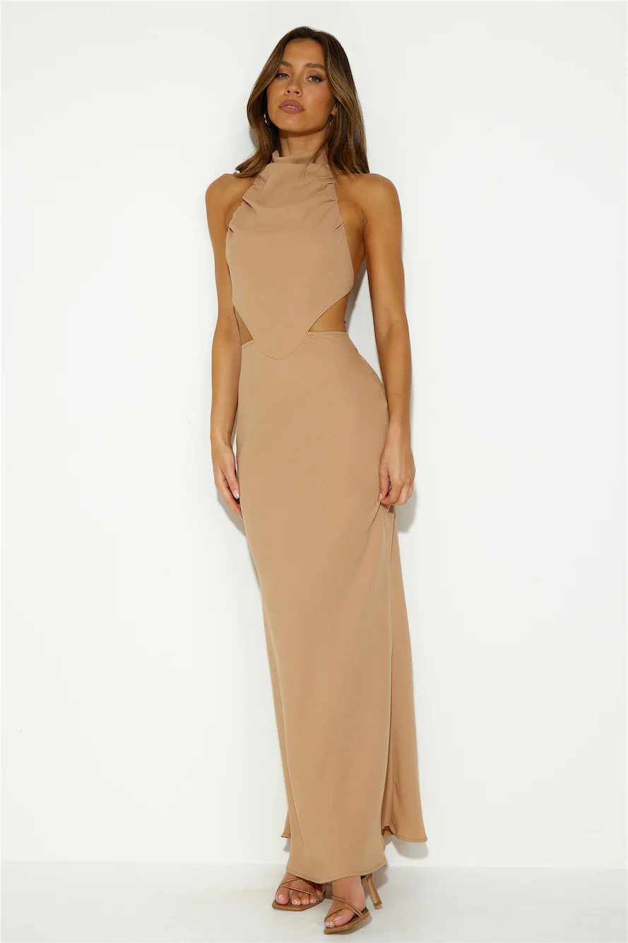 My Pathway Maxi Dress Brown