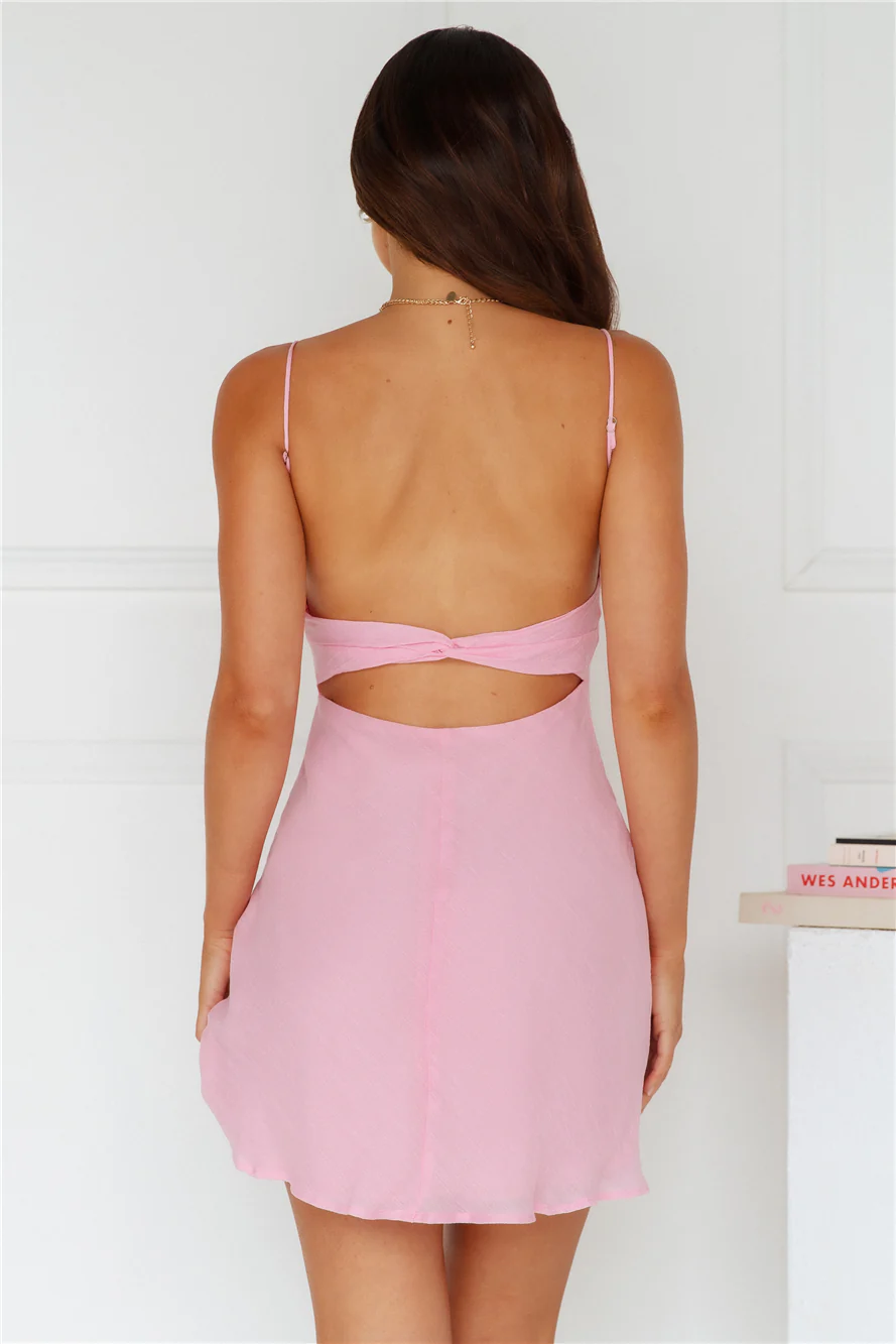 Little Moments Mini Dress Pink