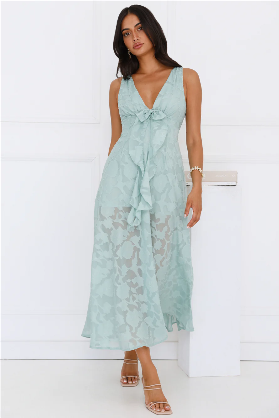 Art Of Girls Maxi Dress Sage