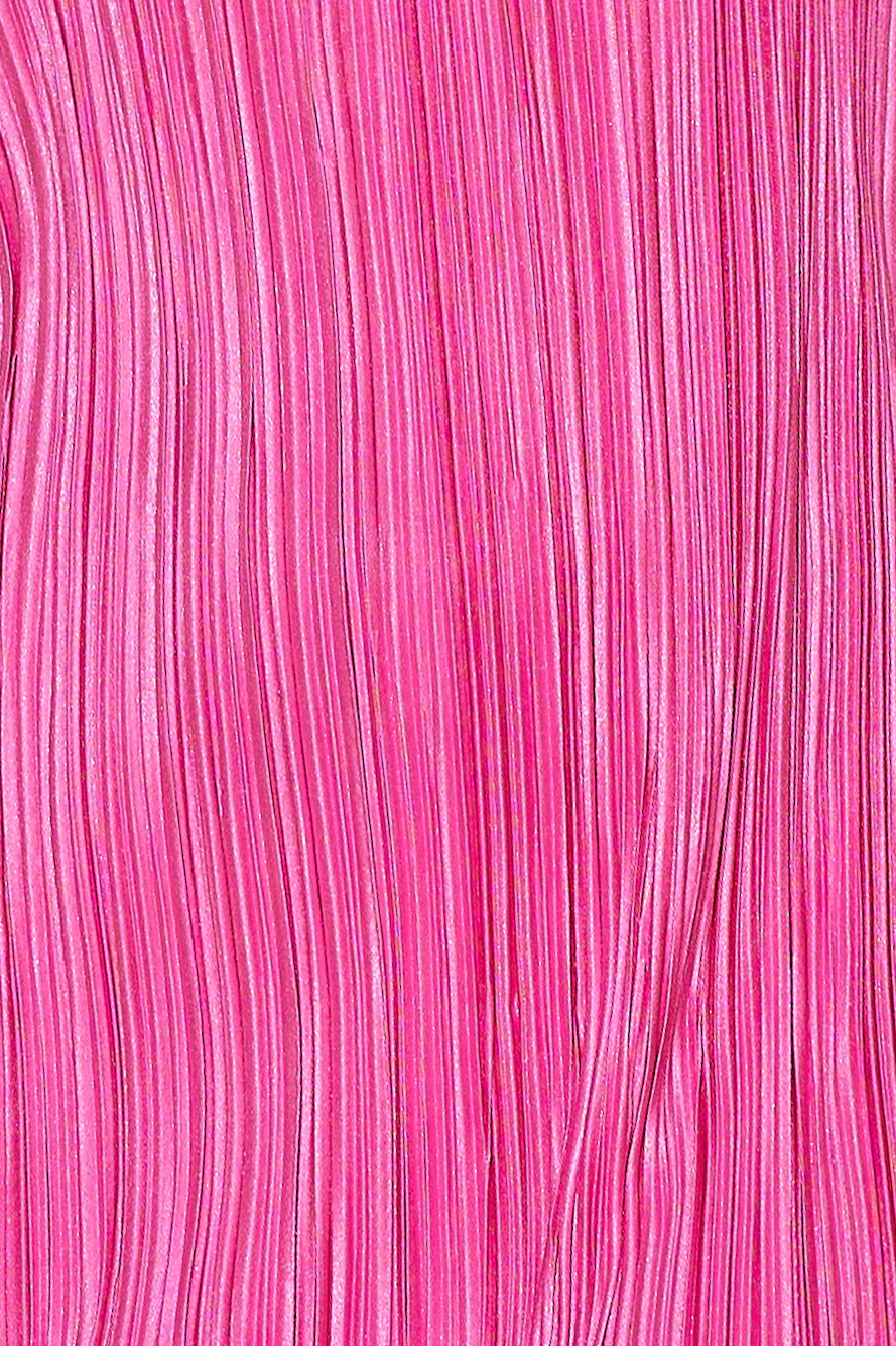 Give Me Plisse Midi Dress Hot Pink