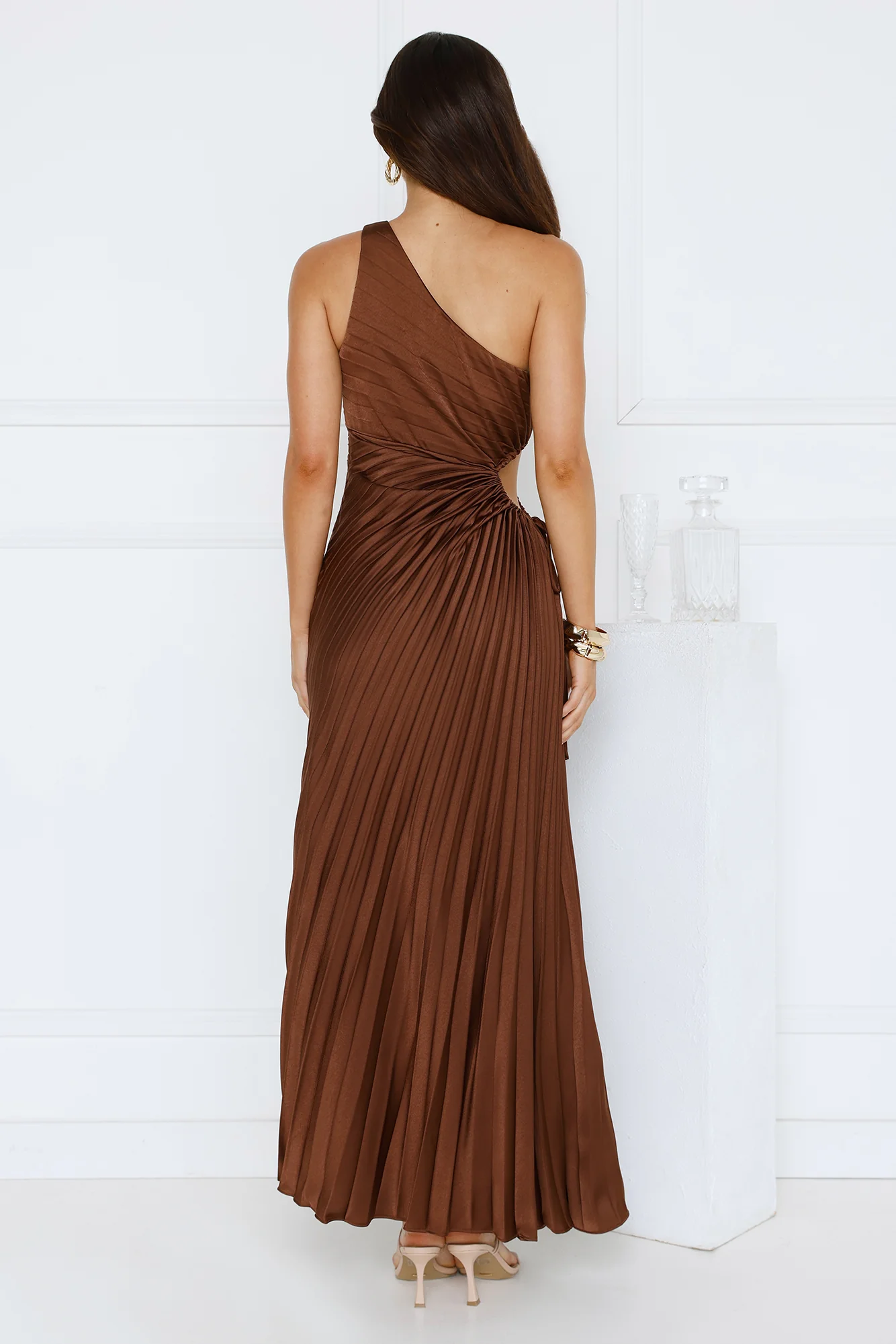 Season Of Weddings Maxi Dress Brown