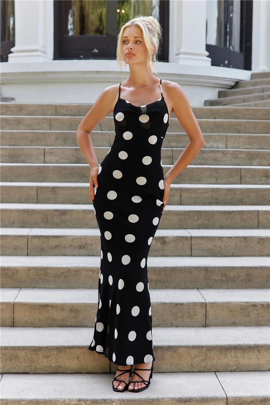 Spotlight On You Maxi Dress Black