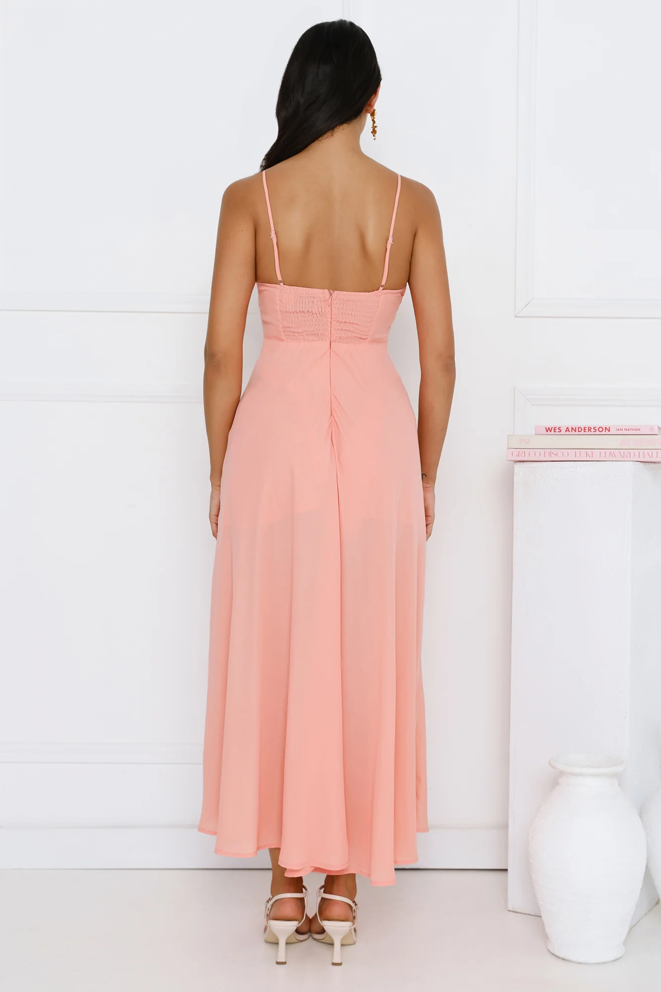 Strawberry Fields Maxi Dress Peach