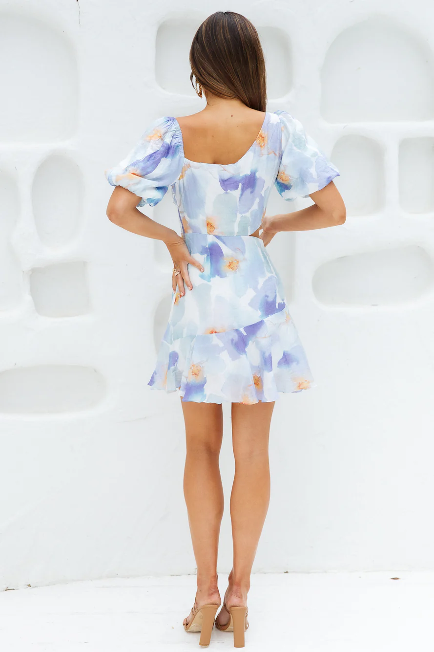 Sweet Moves Dress Blue