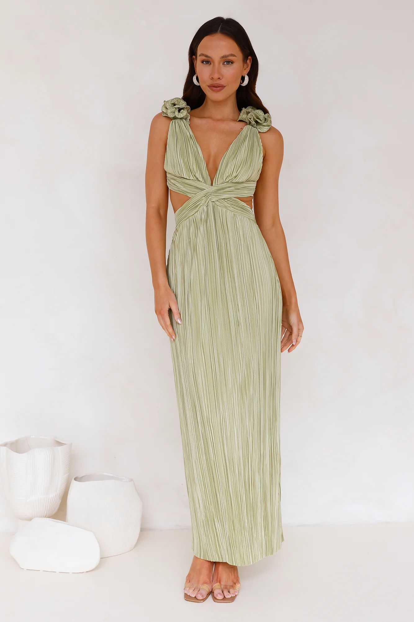 Trust Your Love Maxi Dress Sage
