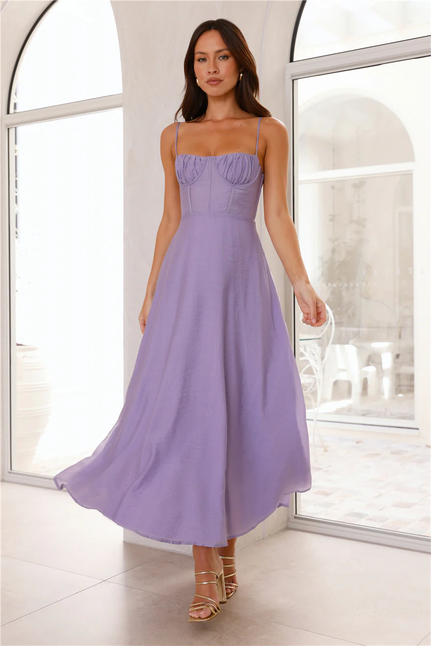 Giving Hugs Maxi Dress Lilac