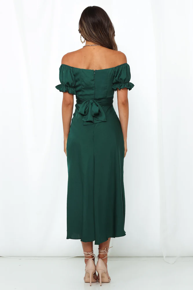 Sky Child Maxi Dress Forest Green