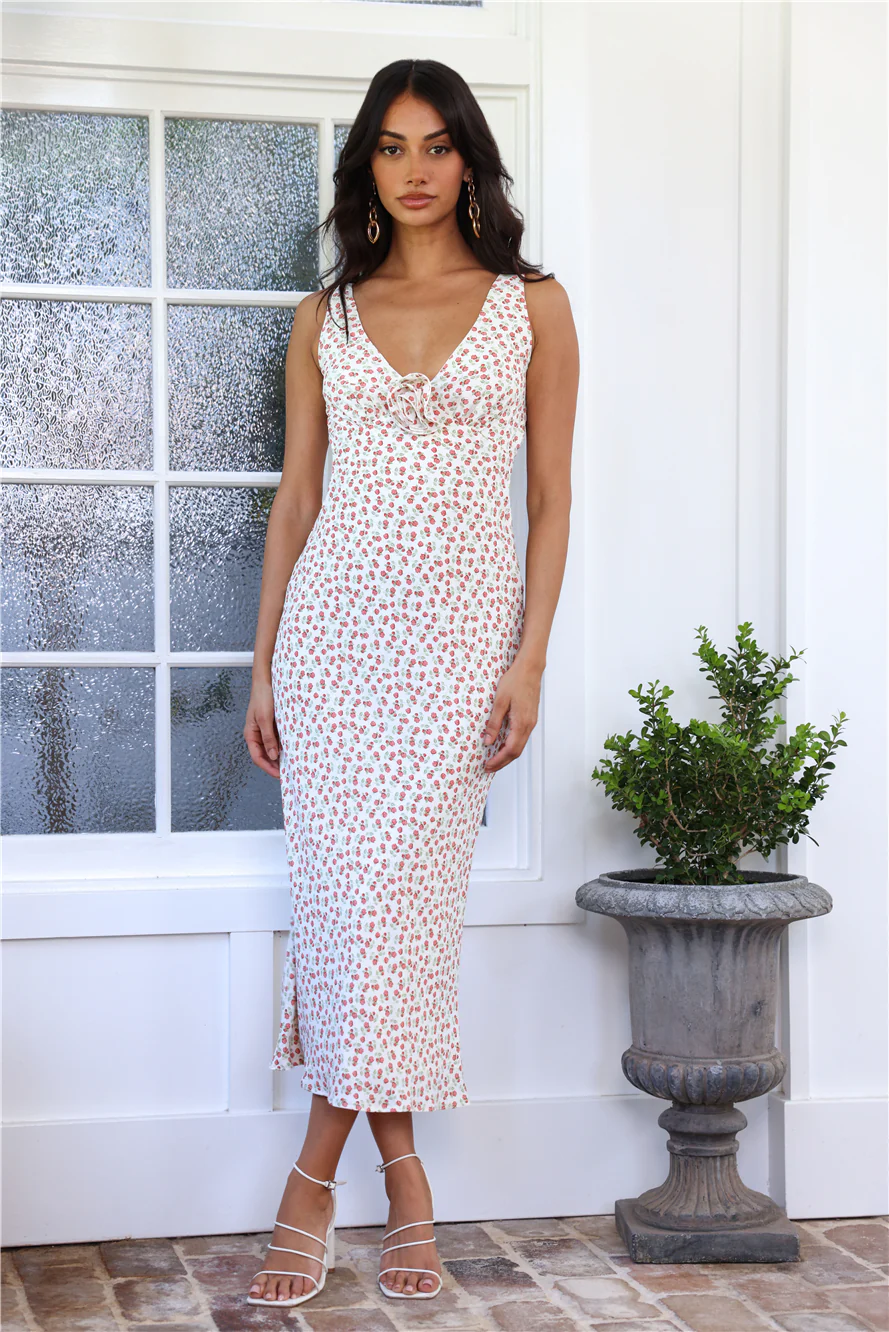For Every Party Maxi Dress White