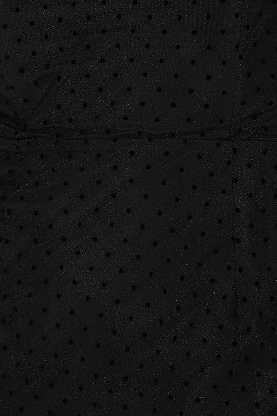 Lover Celebrations Mesh Mini Dress Black