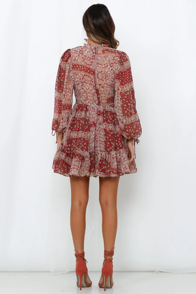 Maribelle Dress Burgundy