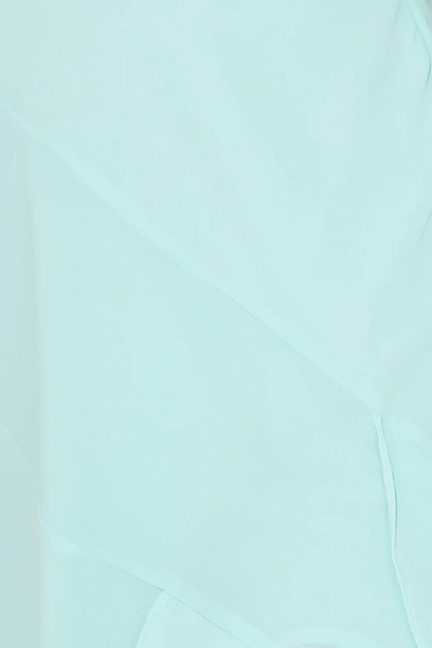 Fresh Scent Frill Maxi Dress Aqua